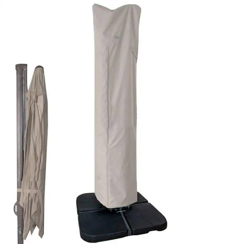 Umbrella cover Umbrella cover patio waterproof market parasol cover with zipper for 7-13ft outdoor cantilever offset umbrellas rain cloth