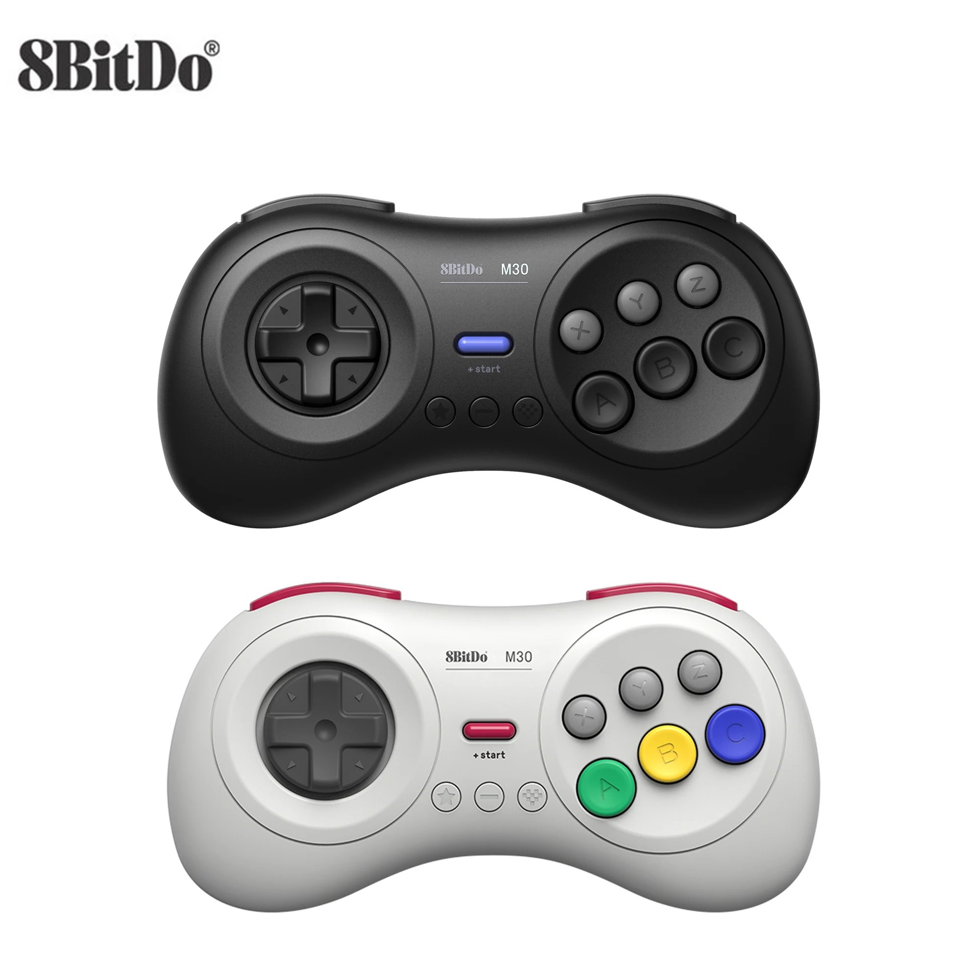Aknes 8Bitdo M30 Bluetooth Gamepad Controller Di Gioco Stile Md Per Nintendo Switch Pc Macos Android Raspberry Pi Accessori Di Gioco