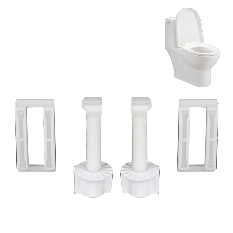 2 Pcs Universal Toilet Lid Screw Toilet for Seat Fixing Screwbolts Expansion Screw Kit Toilet Connector Nuts Accessories 3