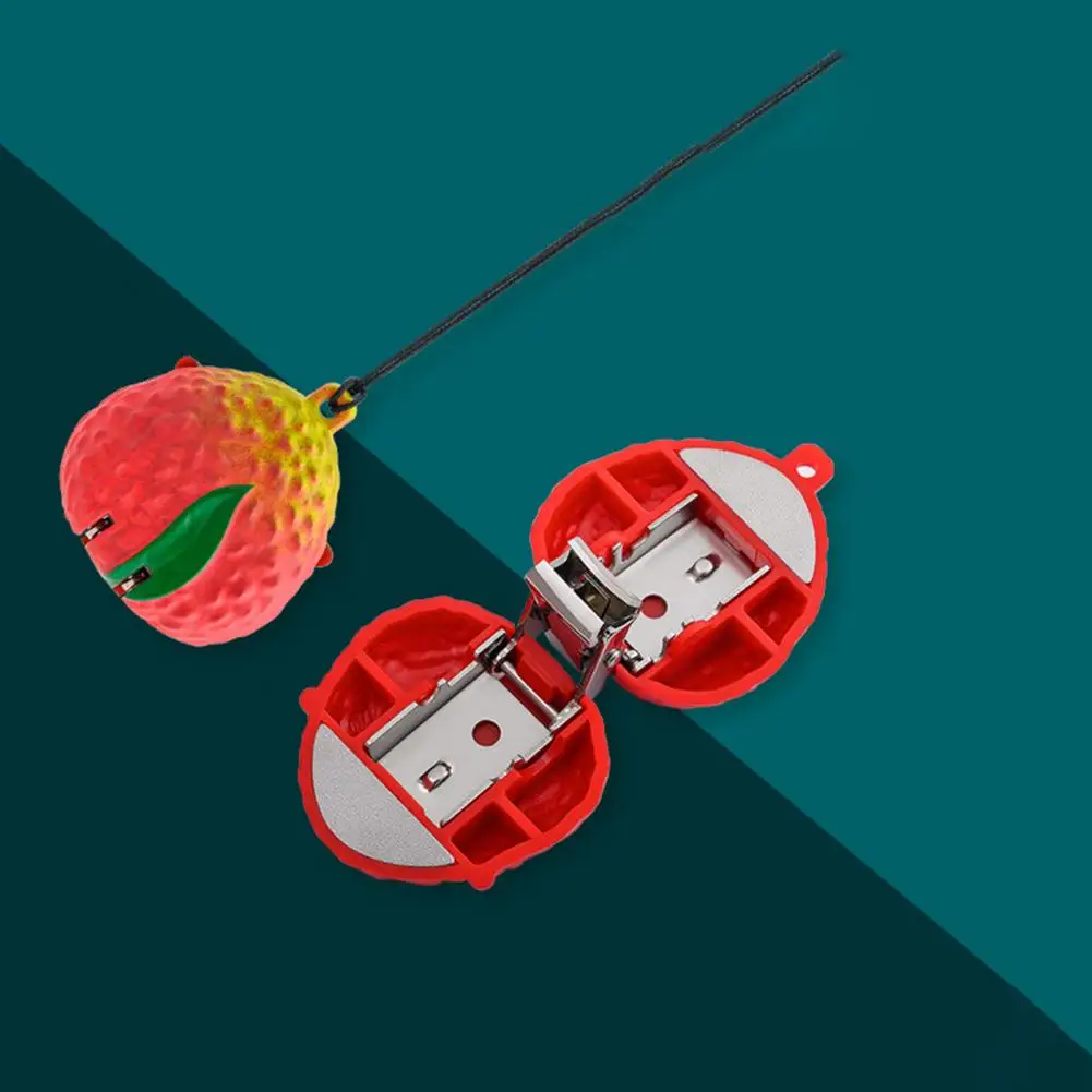 Nail Clipper Set Folded Nail Clipper Mini Portable Cartoon Animal Fruit Panda Tiger Strawberry Keychain Nail Scissors Manicure Trimming Tool
