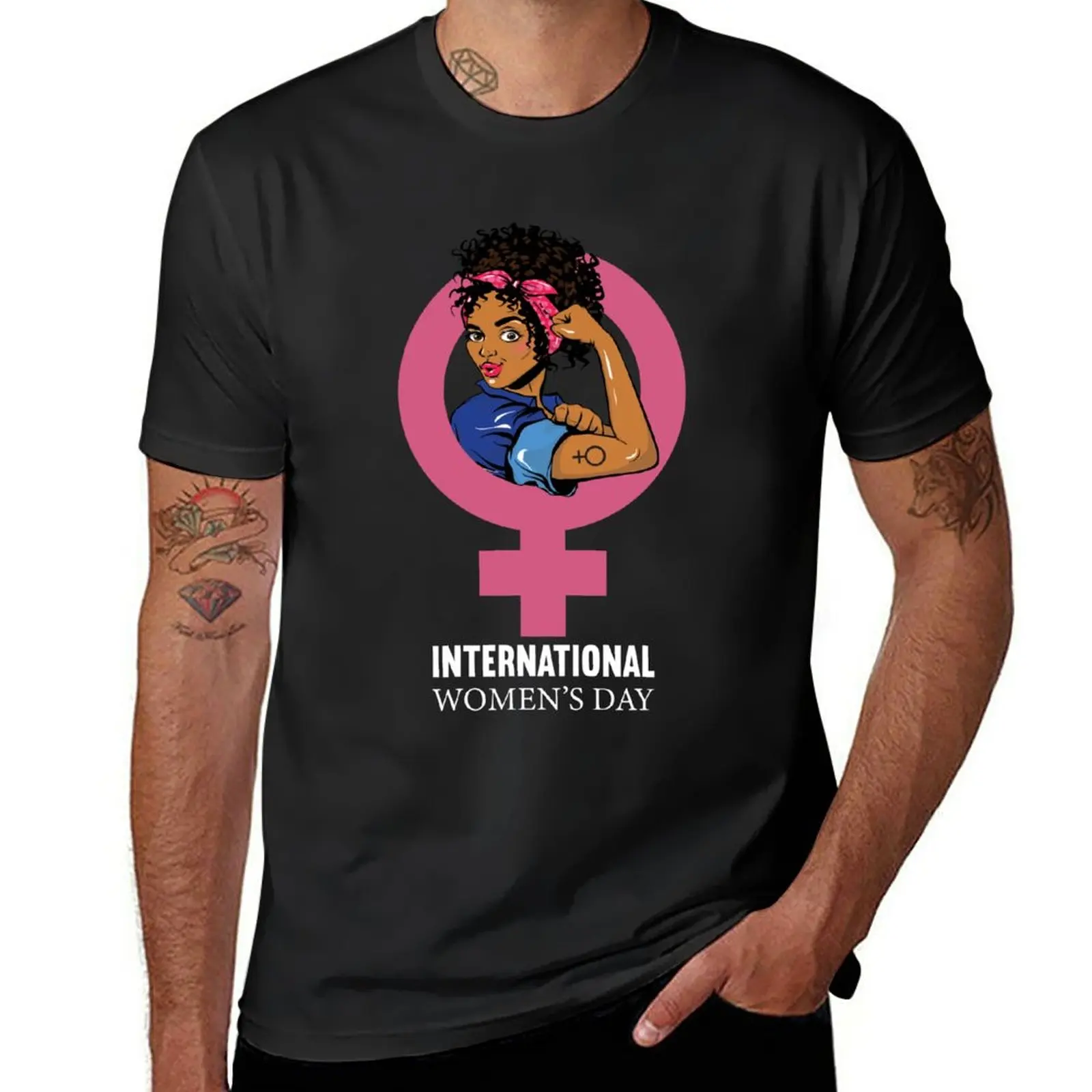 

International Women's Day 2023 International Womens Day T-Shirt vintage boys whites Blouse workout shirts for men