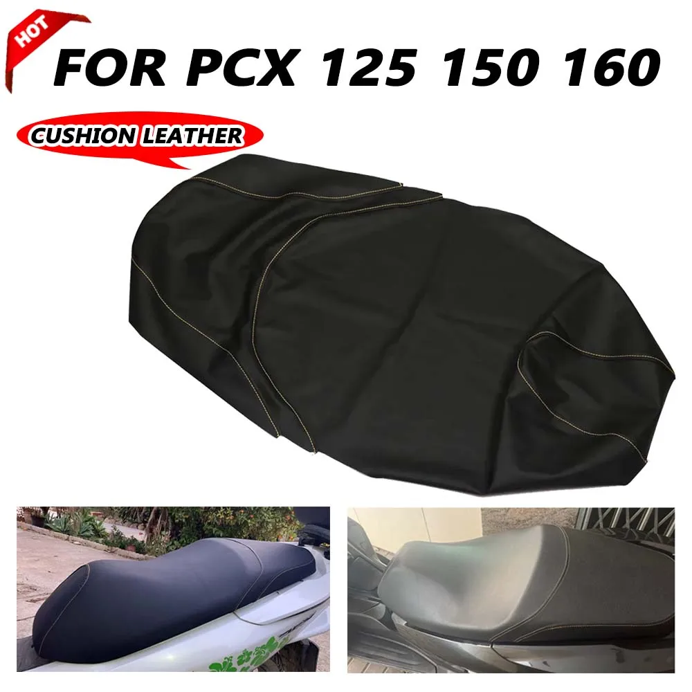 PCX150 Motorcycle Moped Motorbike Seat Cover For HONDA PCX 150 PCX125 PCX160 Scooter Cushion Leather Case Leather Seat Protector