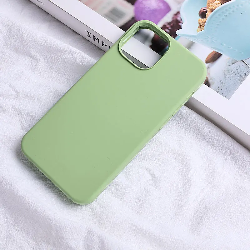 Liquid Silicone Phone Case for iphone 13 12 pro max soft full back cover on for iphone 13 12 mini case bumper Camera Protection apple 13 pro max case