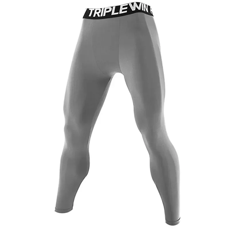 Men Running Tights GYM Pants Basketball Football Soccer Fitness Exercise