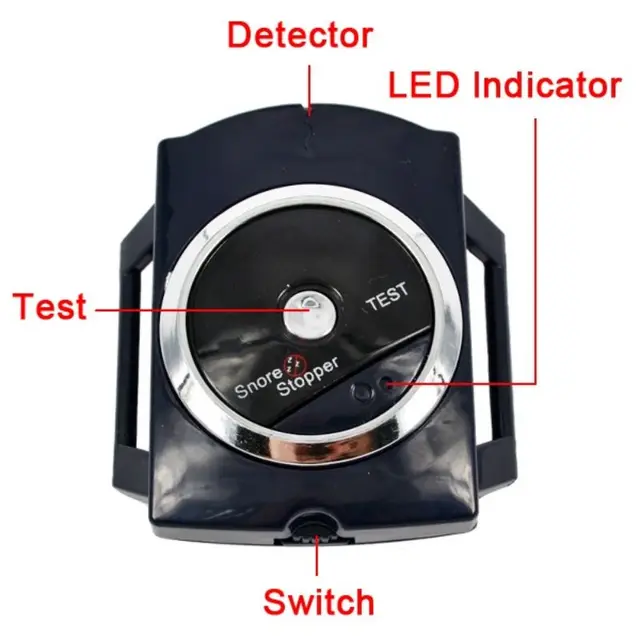 Snore Blocker Stopper Infrared Wrist LED Electronic Snore Stop Snore-ceasing Equipment Cessation Cure Solution Sleep Night Guard 2