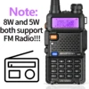 Baofeng BF-UV5R 5W/8WPortable Walkie Talkie FM Radio VHF/UHF Dual Band Two Way Radio Amateur for Hunting UV-82 UV-9R PLUS 2