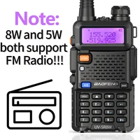 Baofeng BF-UV5R 5W/8WPortable Walkie Talkie FM Radio VHF/UHF Dual Band Two Way Radio Amateur for Hunting UV-82 UV-9R PLUS 2