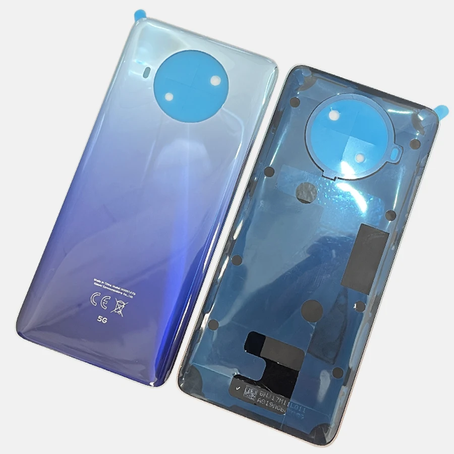 Vetro Posteriore Completo Con Copri Fotocamera Per Xiaomi Mi 10T Lite 5G, Colore Blu, M2007J17G
