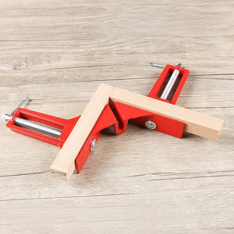 4 inch 90 Degrees Angle Clamp Right Angle Woodworking Frame Clamp 1-4pcs, woodworking clamps