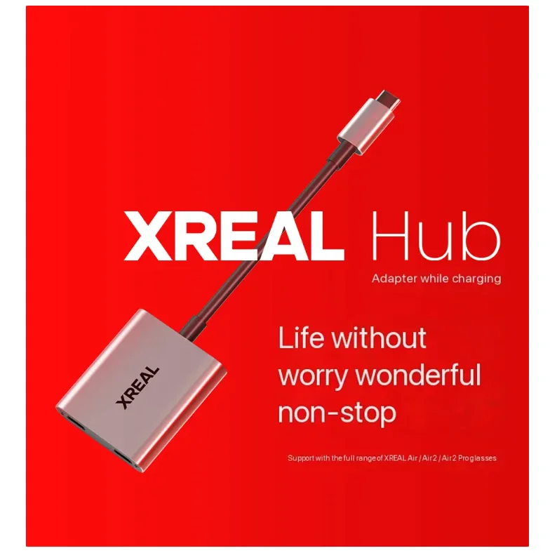 XREAL Hub 120hz 2IN1 USB-C PD Adapter szybkiego ładowania