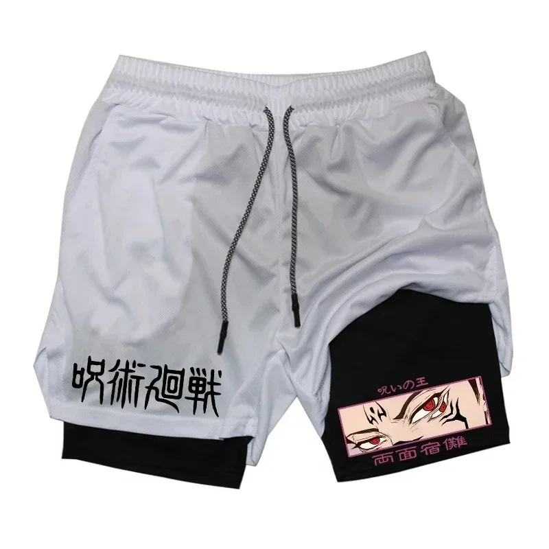 Men's quick drying compression shorts with breathable shorts and animated prints for performance sports gyms 3