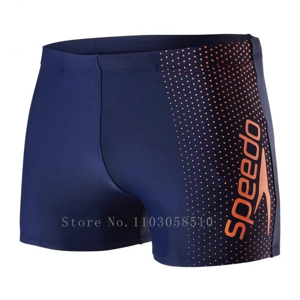 Summer Men's Swim Jammer Swimsuit Shorts Swimming Trunks Beach Tights Short New Athletic Training Swimwear Lycra Quick Dry Pants 3