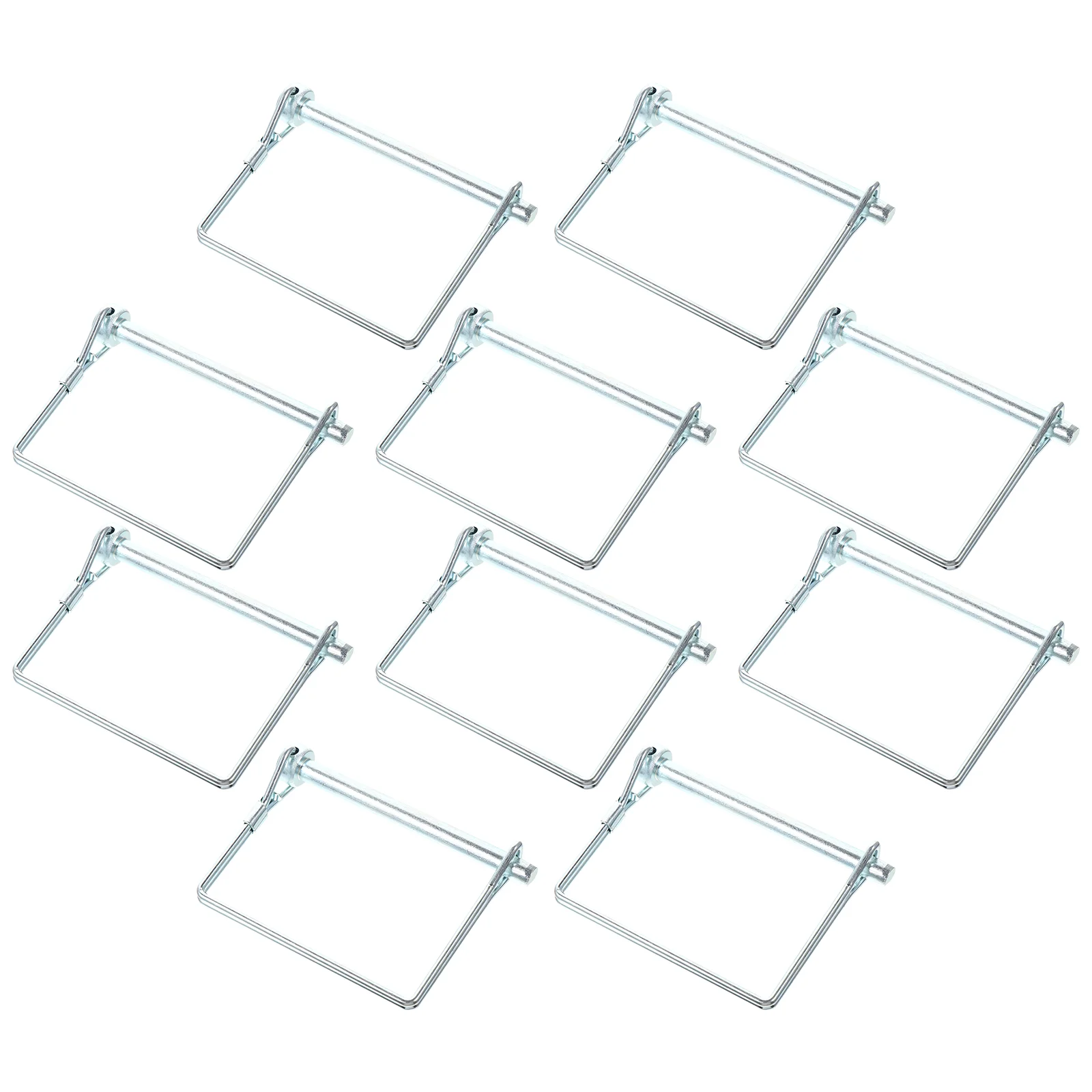 

10 Pcs Square Pin Shaft Locking Pin Hitch pin for Farm Lawn Hitches Garden
