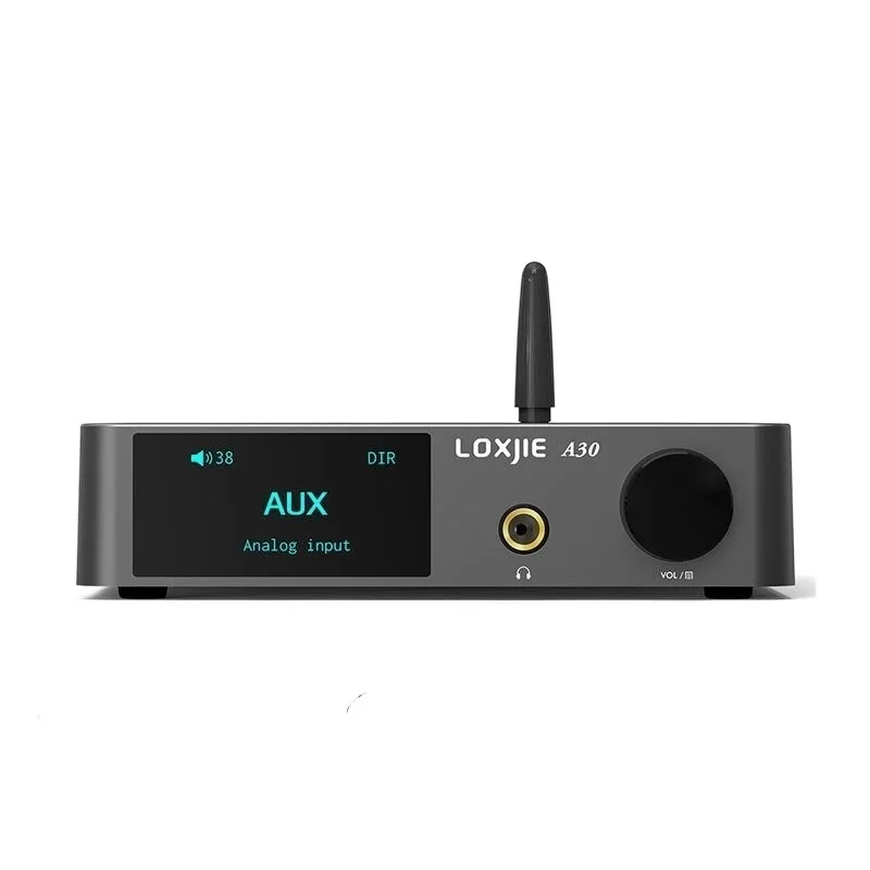 

New A30 Desktop Stereo Audio Power Amplifier & Headphone Amp Support APTX Bluetooth 5.0 ESS DAC Chip With Remote Control