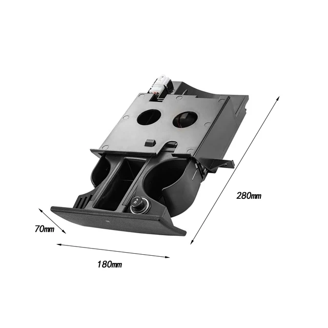 Genuine VW Logo Cup Holder For Transporter T5 & T5.1 | Fits Left Or Right Side | Easy Clip-In Install 7 thumbnail image
