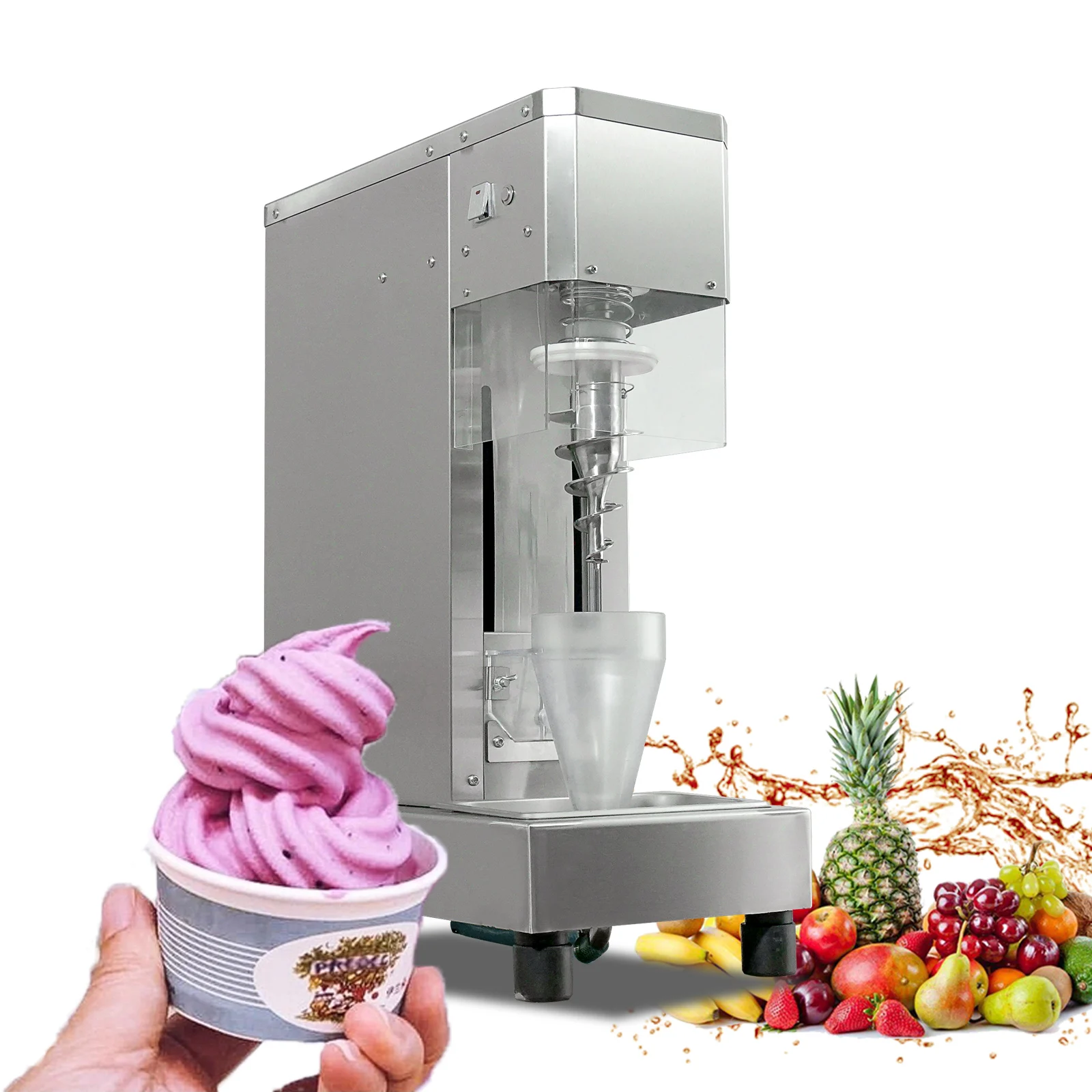 Kolice frozen yogurt milkshake blending machine yogurt ice cream mixing  machine ice cream mixer machine for milkshake, ice cream