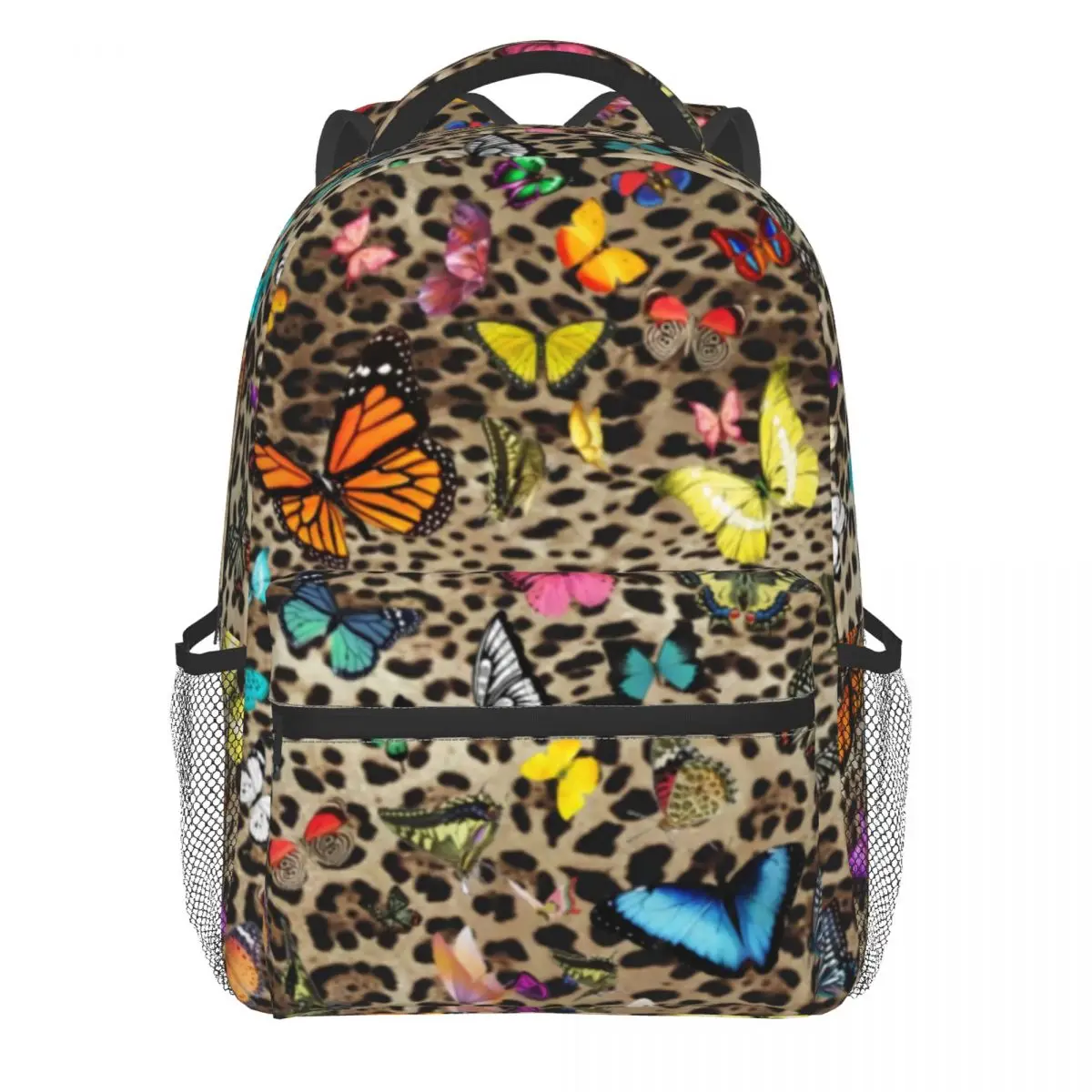 Zaino della scuola Gemoetric animale del leopardo per la borsa di viaggio dei bambini dei ragazzi delle ragazze dei ragazzi