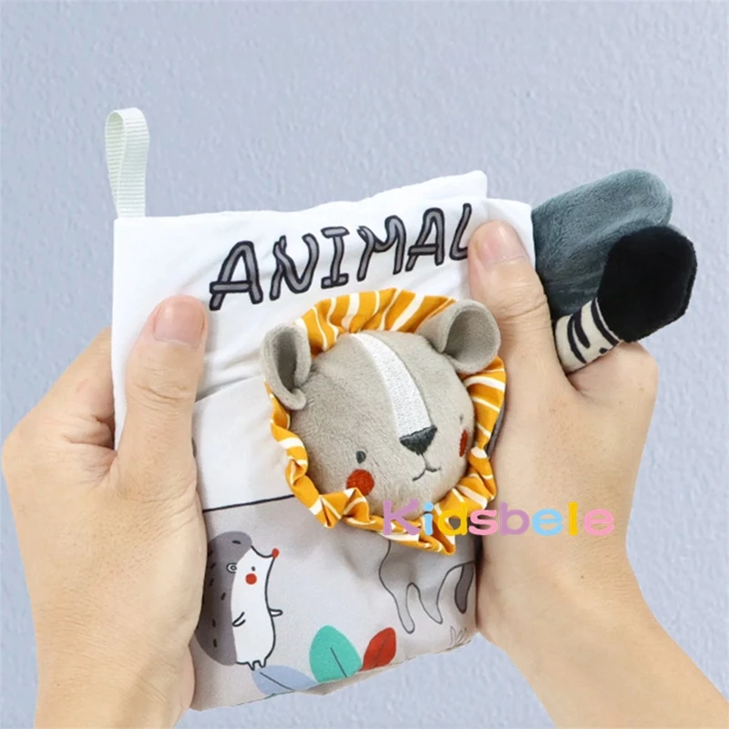 소프트북 3D 장난감 크링클 소프트 천 촉감놀이 감각 발달  활동 조기 교육 유..