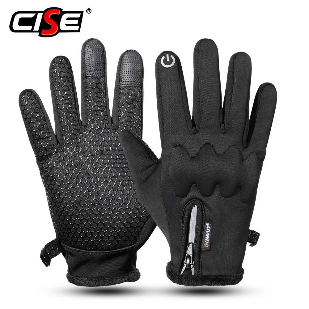 Touchscreen Motorcycle Full Finger Gloves Winter Warm Moto Motocross Motorbike Biker Enduro Waterproof Protective Gear Men Women motorcycle gloves sports gloves winter gloves