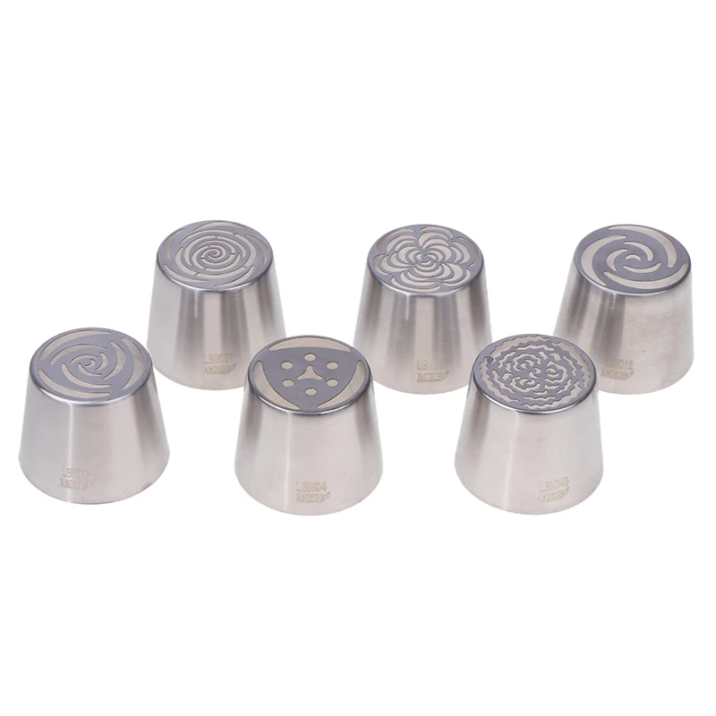 SL4/SL12/SL13/SL43/SL51/SL57 Stainless Steel Russian Icing Piping Nozzles 1Pc DIY Pastry Cake Icing Frosting Nozzles Baking Tool cake icing nozzles baking nozzle set cake decorating nozzle set
