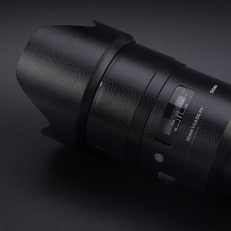 Per Sigma Art 35Mm F1.4 Dg Decalcomania Pelle Vinile Pellicola Avvolgente Obiettivo Della Fotocamera Adesivo Protettivo Art 35 F1.4 F/1.4 Dg Dn Per So