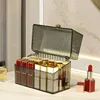 Acrylic Lipstick Organizer Box Makeup Brushes Holder Dustproof Cosmetic Skincare Eyeshadow Palette Home Desktop Storage Case 6