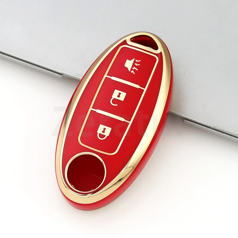 Shell Fob Car Remote Key Cover Case For Nissan Qashqai Juke J10 J11 X-Trail T32 T31 Kicks Tiida Pathfinder Note For Infinite TPU key case car key shell key cover fob cover key fob replacement