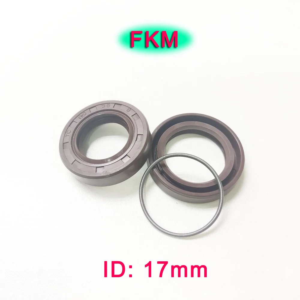 FKM 프레임워크 오일 씰 ID15/17mm 불소 고무 샤프트 씰 TG/TC-27/28/30/32/35/36/37/38/40/45*7/8/10mm 고온 저항