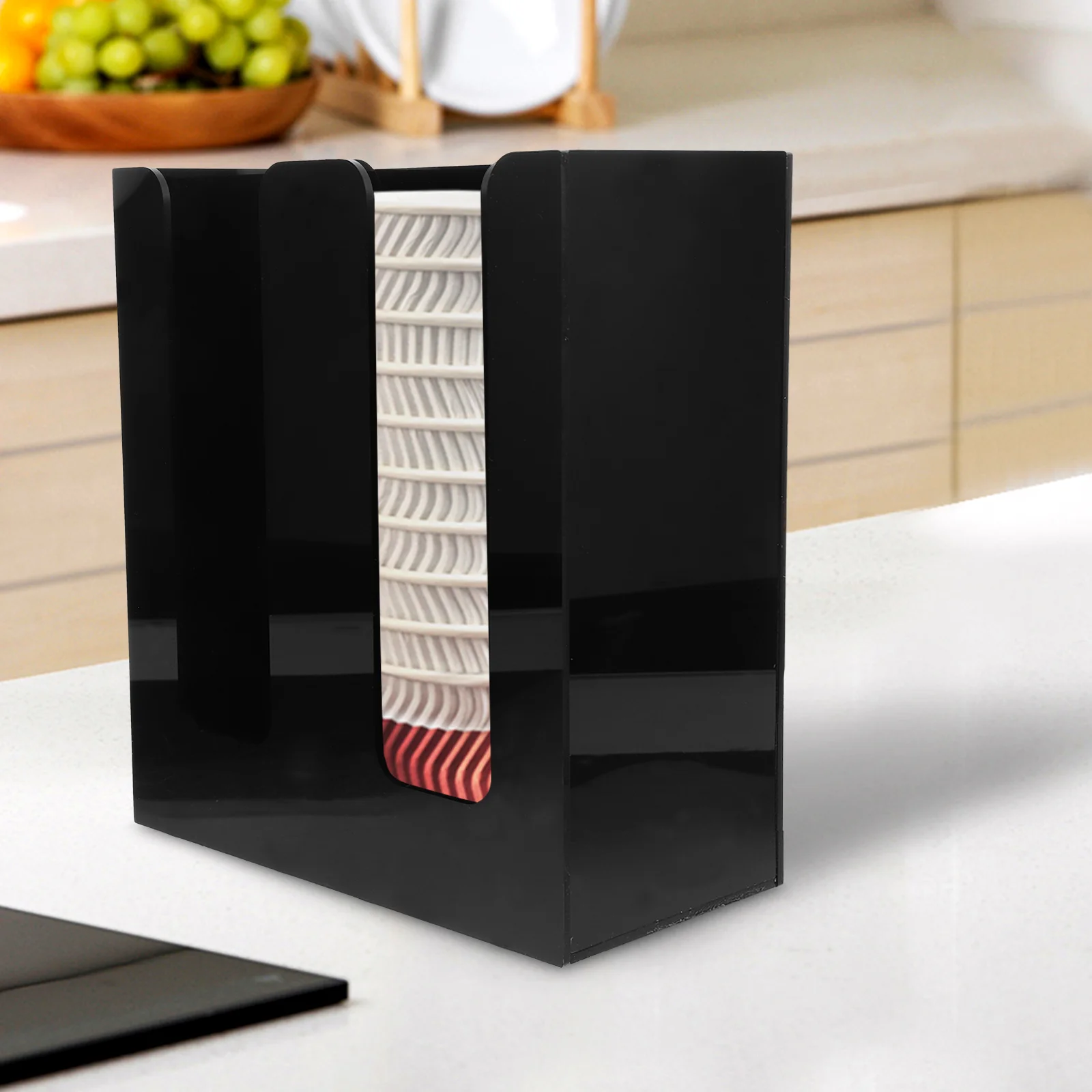 Coffee Cup Holder Paper Lid Organizer Dispenser Accessory Rack Wear-resistant Mug