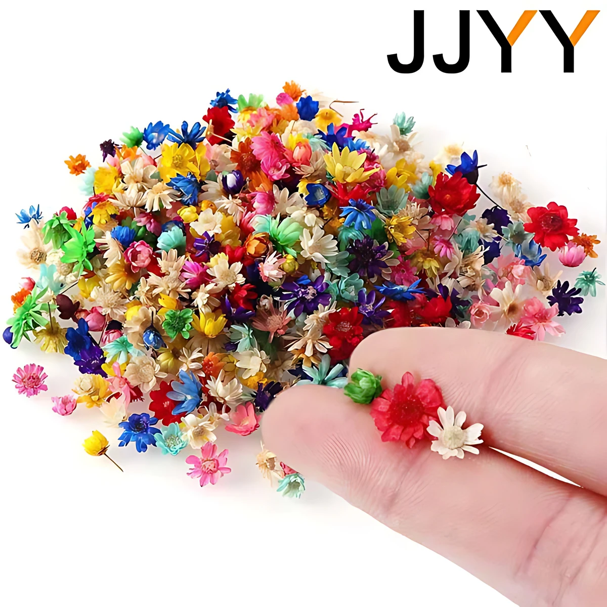 100pcs Dried Flowers With Epoxy or Resin DIY Candle Making or Jewelry Glass Fill 1