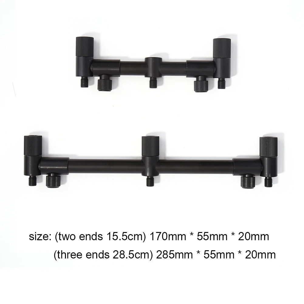 Metal Fishing Rod Bite Alarms Holder Adjustable Carp Fish Pole Buzz Bar Stand for Outdoor Fishing Portable Accessories