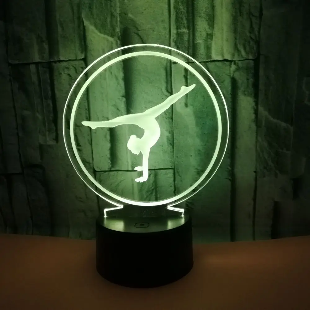 Lampeez Veilleuse En Forme De Danseuse De Ballet, Illusion 3D, Lampe De Chevet Pour Enfants, 16 Couleurs Changeantes Avec Télécommande, Décoration De Chambre D'enfant Comme Cadeau De Noël, De