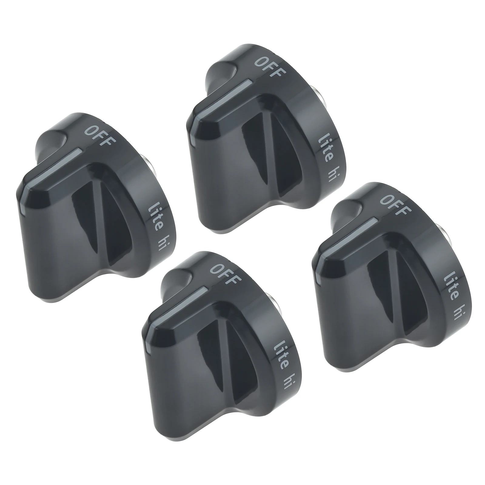 

4pcs/set 316564511 Top Valve Burner Knob fit for Frigidaire Range/Stove/Oven BGGF3031KBD, BGGF3031KBE Replaces 1513577 PS2364186