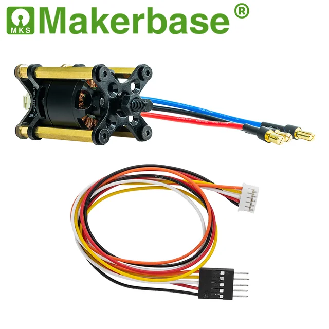 Makerbase BLDC motor and TLE5012 encoders Threephase drive motors