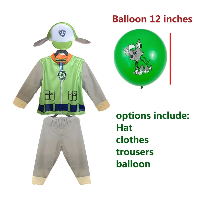 Chase Vestiti Carnevale Paw Patrol Rocky Carnival Paw Patrol