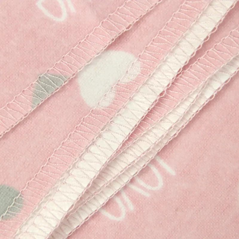 4pcs/pack 100% Cotton Flannel Diapers Supersoft Receiving Baby Blanket Newborn Wrap Cartoon Baby Bedsheet Print Blanket Swaddle 4