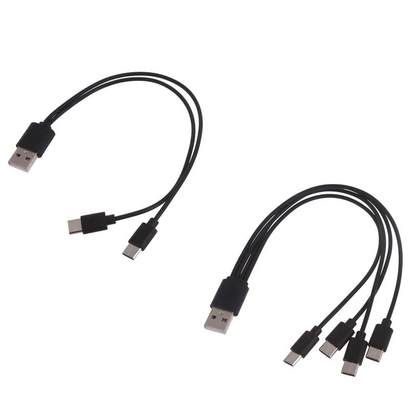 

Multi Charging Cable Universal 2/4 in 1 Multiple Ports USB to USB Fast Cord with Type Connector for Phones N2UB