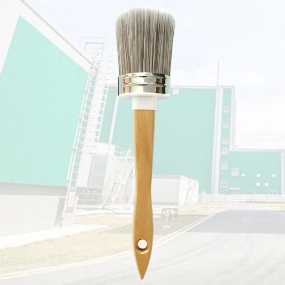 Elliptical brush head Paint Brush Wooden handle Apply evenly Industrial Paint Brush Chemical fiber Thickened Wall Brushing Tools paint brushes