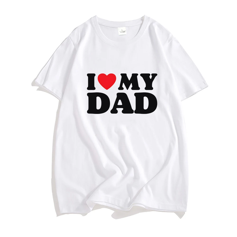 

Футболка мужская с надписью «I Love My Dad», 100% хлопок