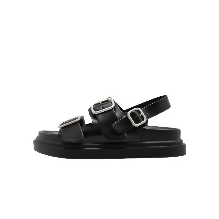 Women's 2024 Summer New All-Match Platform Strap Leisure Sandals Roman Beach Shoes