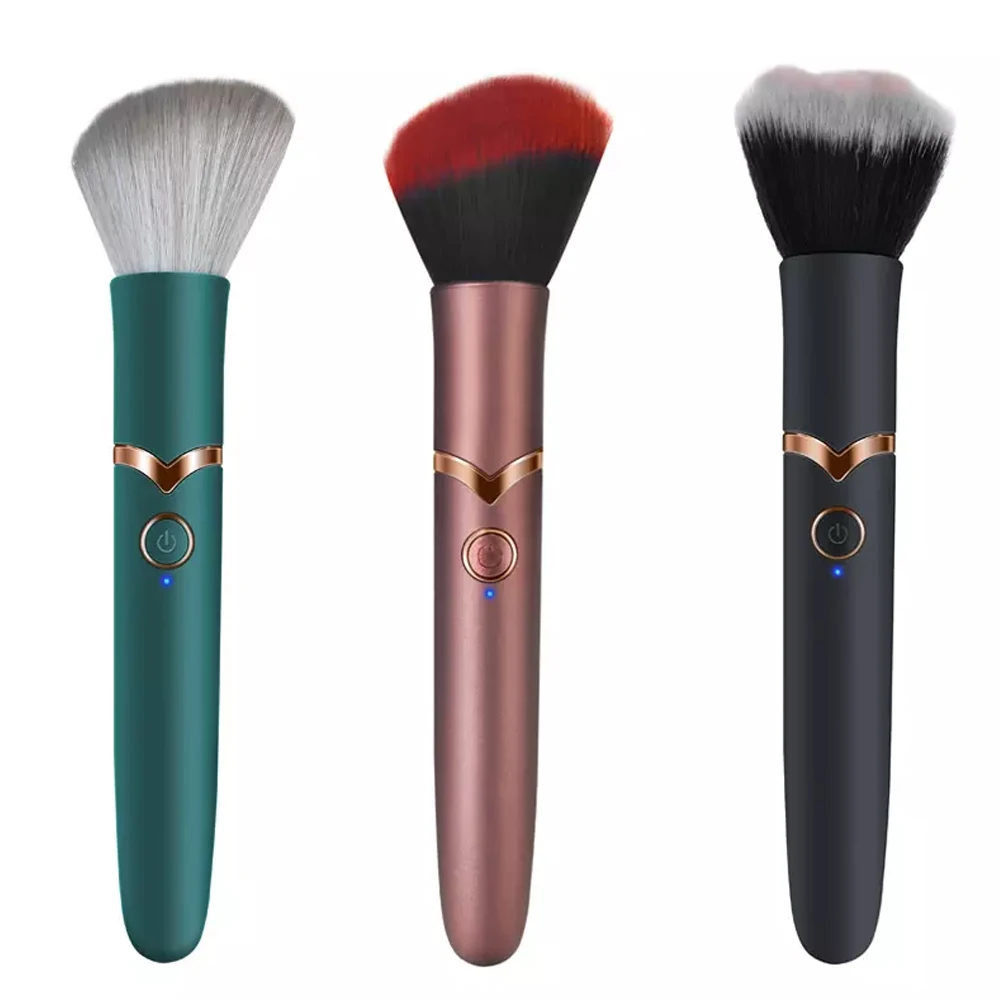 Vibration Cosmetics Nuovo pennello per sfumare il trucco con 10 frequenze di vibrazione per un trucco elettrico rapido_voghion.com