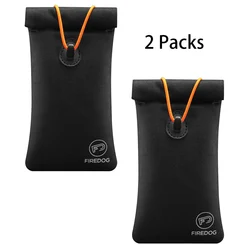 Signal Blocking Faraday Pouch for Anti - Theft Car Key and Smartphone Protection (2Packs Black)