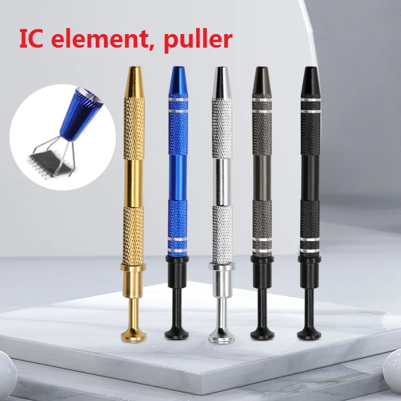 

IC chip puller screw extractor precision parts electronic components capacitor gripper four-jaw patch welding tool tweezer