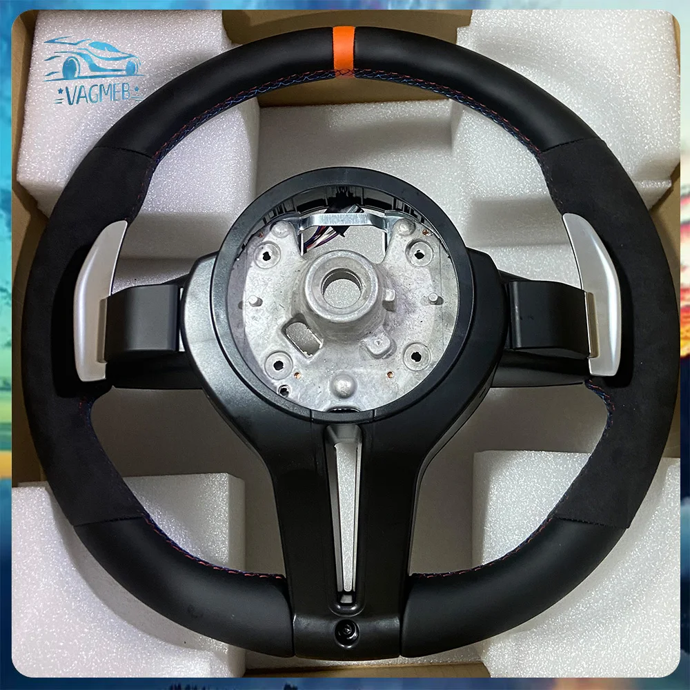 BMW M3 M5 F01 F06 F07 F10 F11 F12 F13 F20 F21 F22 F25 F30 F31F32 F33 F34 F36 하프 알칸타라 M 스티어링 휠 어셈블리