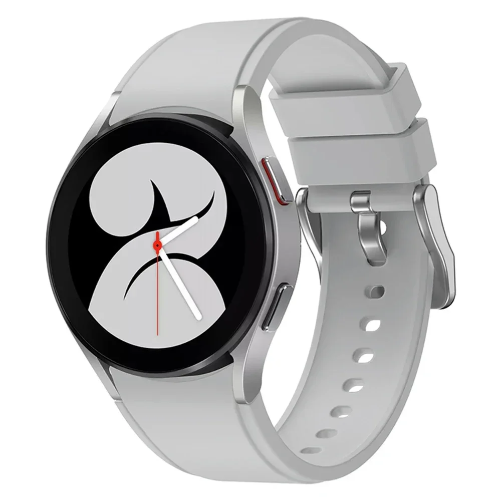 Universal 20MM Sports Silicone Watch Strap - Original Wristband Replacement