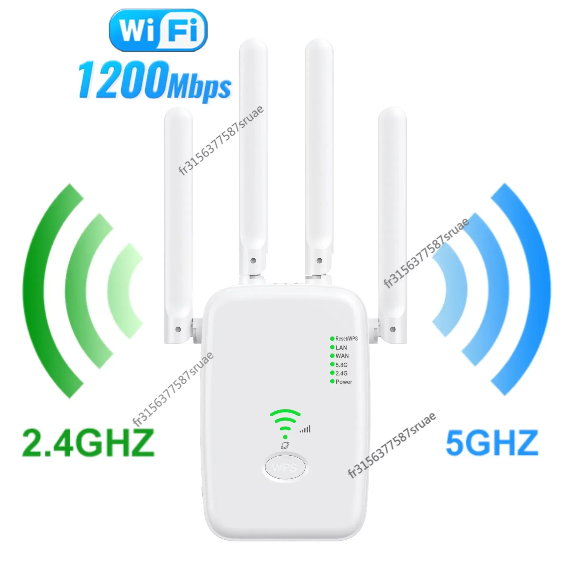 Extensor Wifi Repetidor De Sinal 1200mbps Antenas Amplificador Wifi