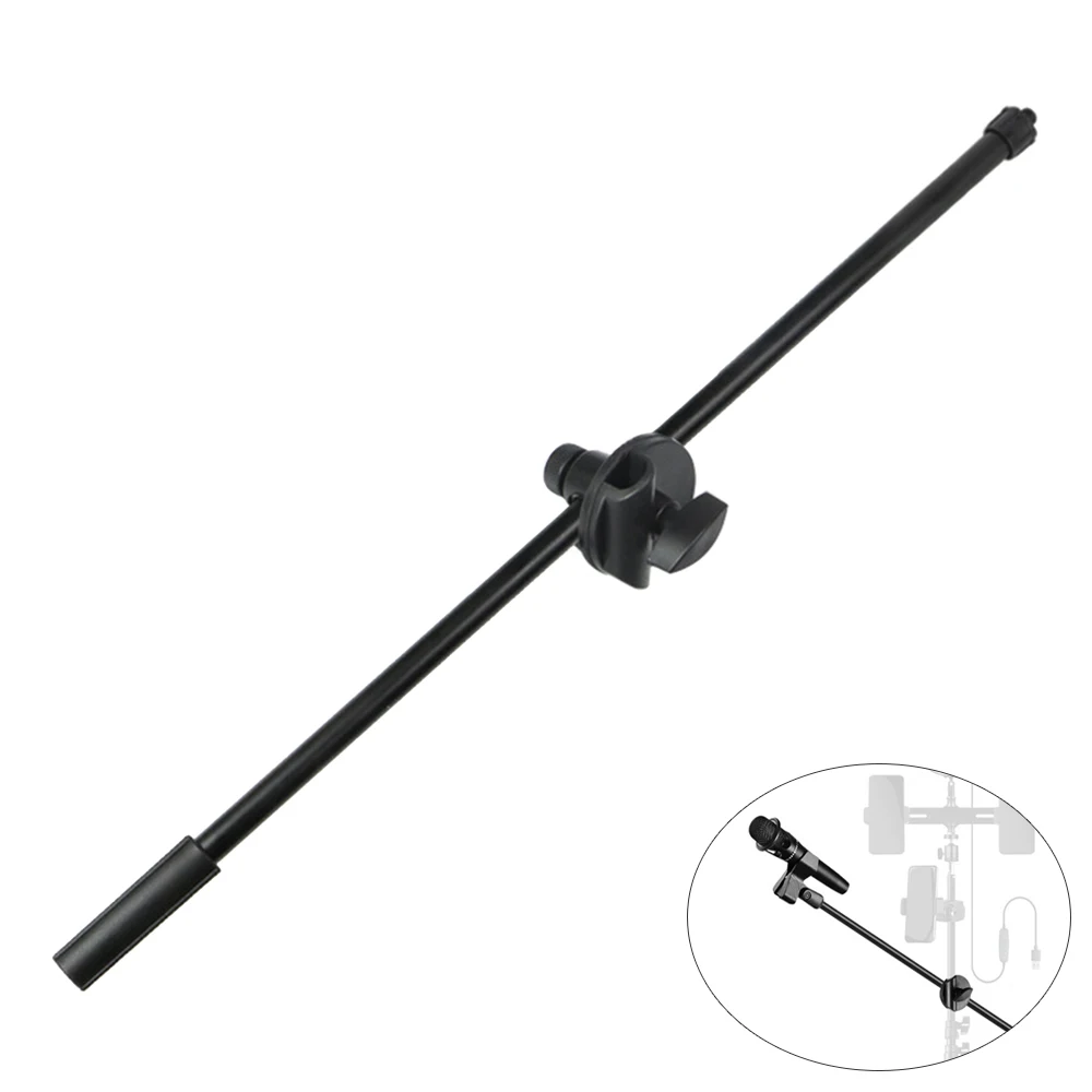 

Microphone Crossbar Stand Tripod Pole Accessories 3/8 Screw Holder Top Microphone Bracket Kits for Live Studio Broadcast