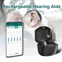 Rechargeable Digital BTE Hearing Aid Adjustable Volume Deaf Mini Sound Amplifier Portable Elderly Hearing Amplifier 1