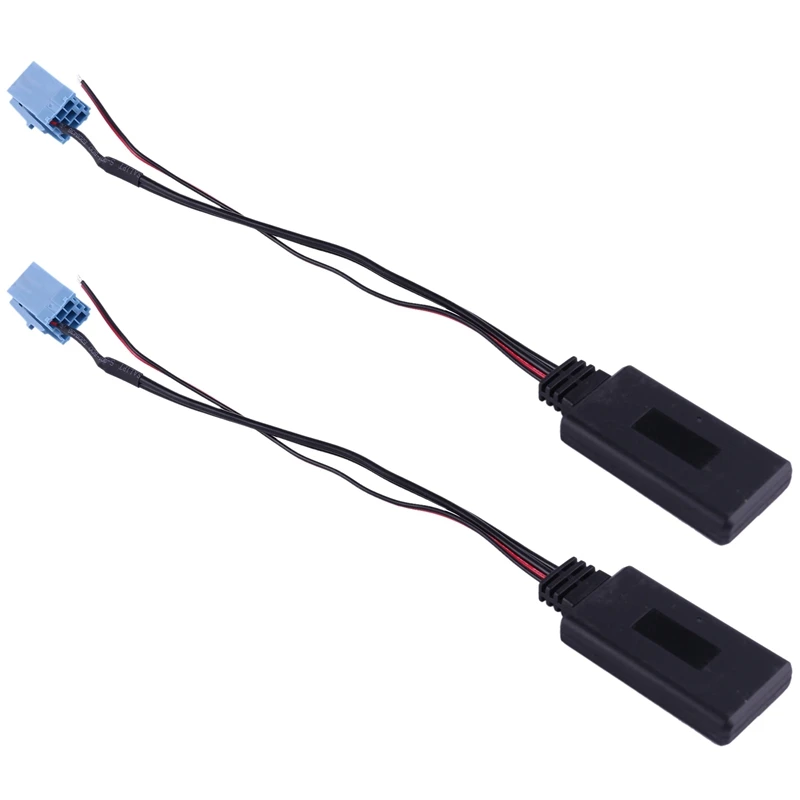 

2X Aux Blue-Tooth Music Adapter Interface Wireless Stereo Aux Cable For Alfa Romeo 147 156 159 Brera Mito Gt Giulietta
