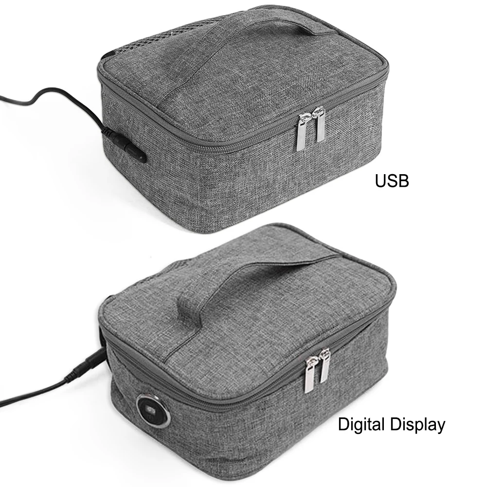 USB 전기 난방 가방, 음식 워머, 자동차 여행 캠핑 히터 컨테이너, 패킷 열 가방, 사무실 학교용 전기 도시락